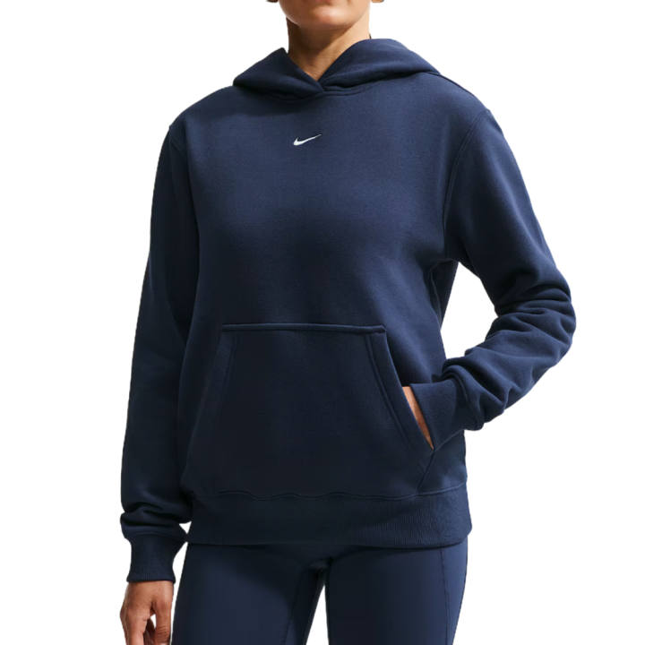 Nike Nike Sweatshirts Women's Midnight Blue/Sail White Hooded Non Detachable Moderate