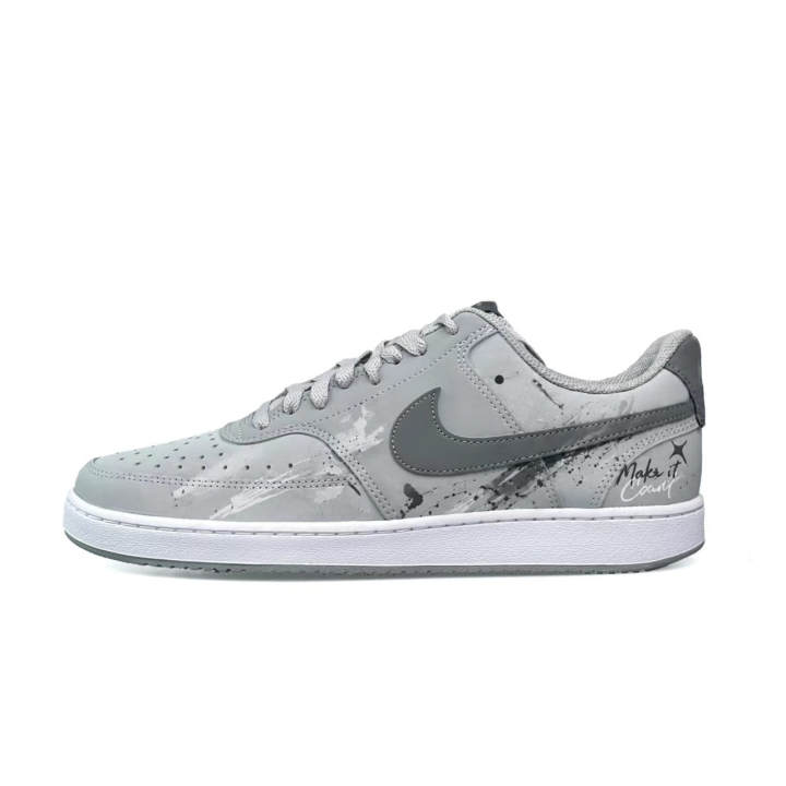 Nike Nike Court Vision Skateboard Shoes Men's Low Top Black