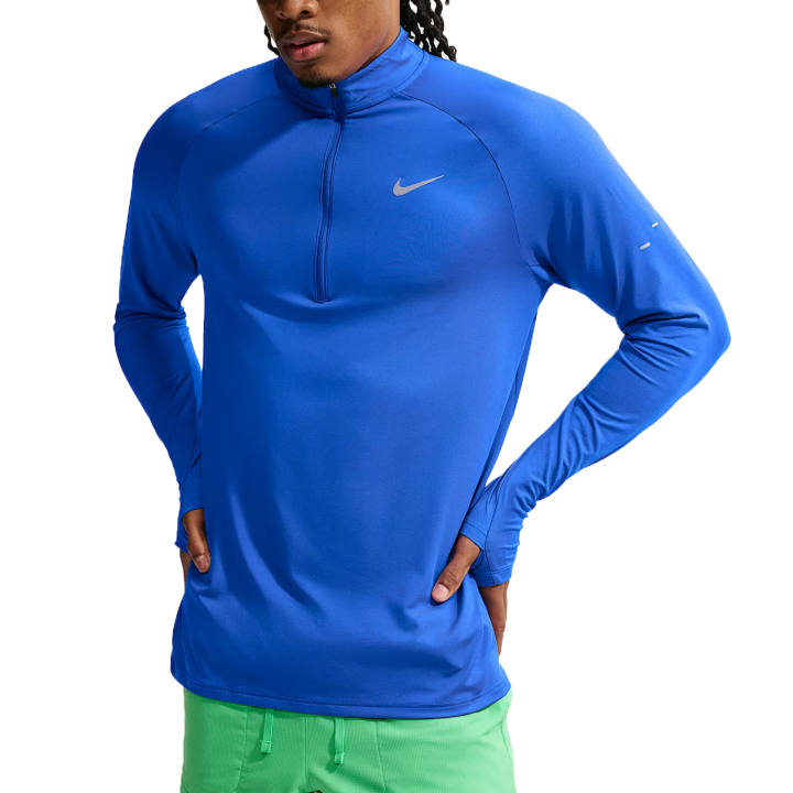 Nike Nike Running Jackets Men's Royal Blue Stand Collar Moderate