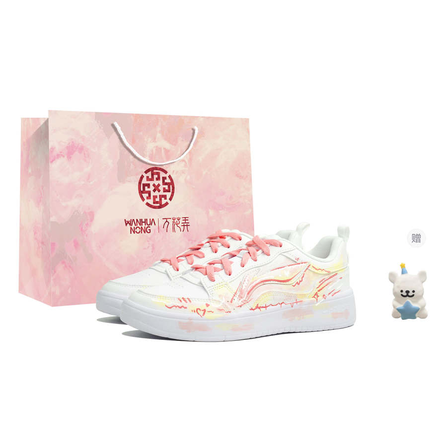 Li-Ning Li Ning Sycee Abrasion Resistant Slip Resistant Low top Skateboard Shoes Women's