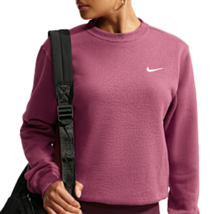 Nike Nike Sweatshirts Women's Pink Smoke/Sail White Crew Neck Moderate