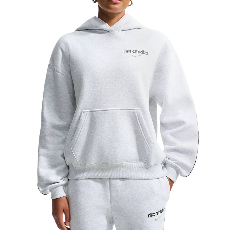Nike Nike Sweatshirts Women's Birch Heather Hooded Non Detachable Moderate
