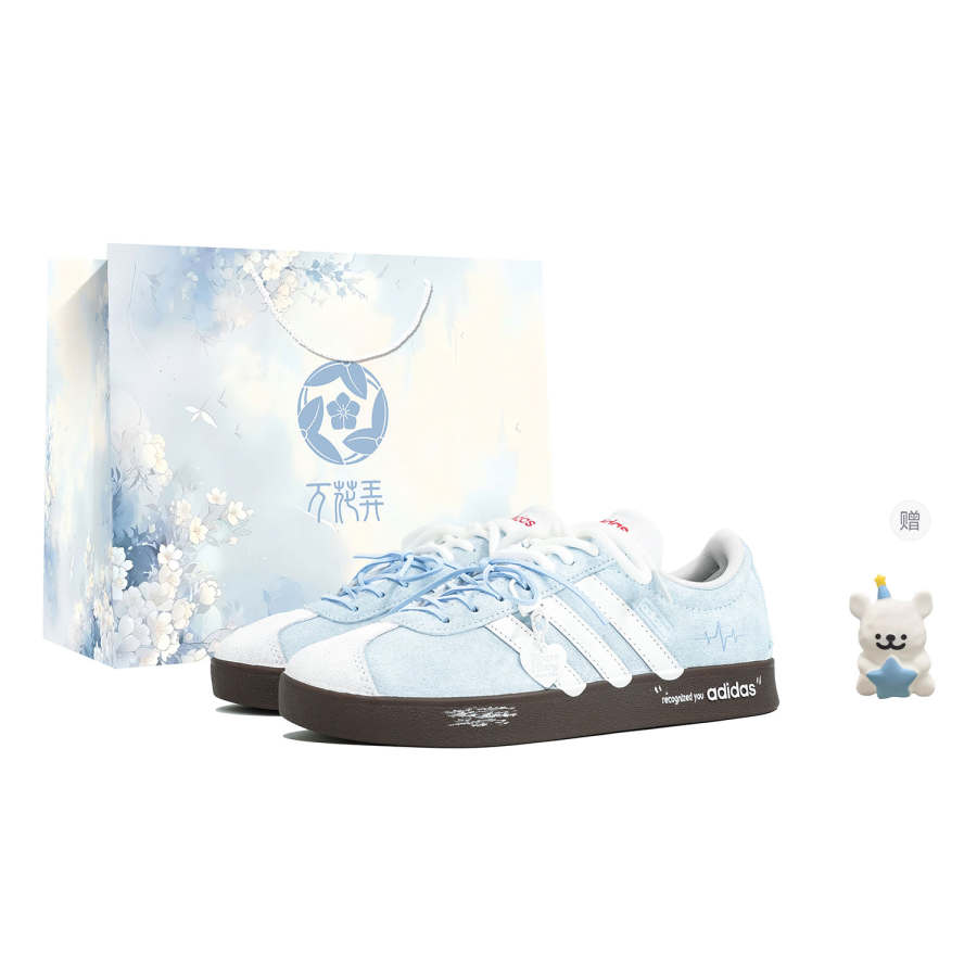 Adidas Adidas VL COURT 2.0 Skateboard Shoes Unisex Low Top White