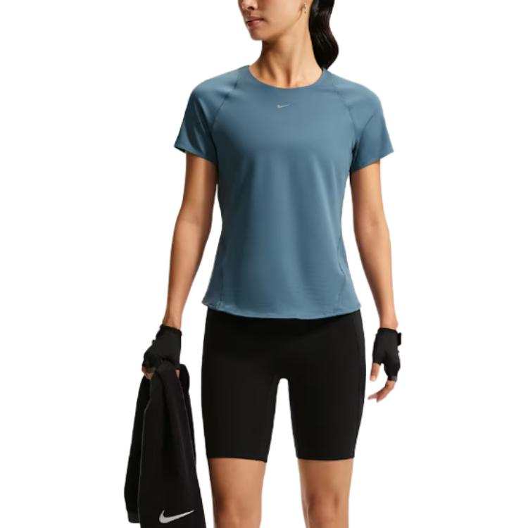 Nike Nike T Shirts Women's Midnight Blue Crew Neck