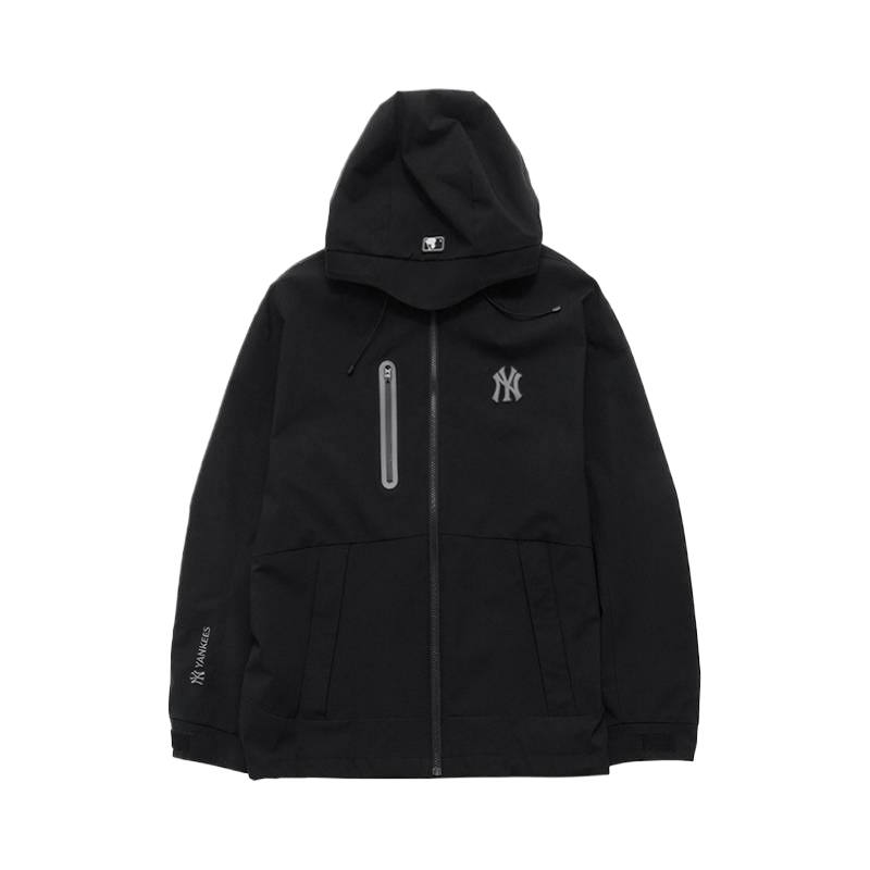 MLB Jackets Unisex New York Yankees/Black Hooded Non Detachable Moderate