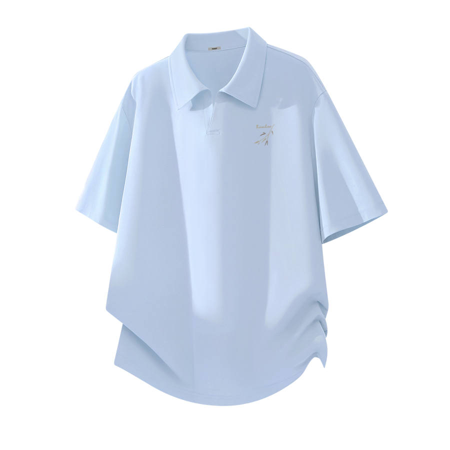 MINISO Polo Shirts Unisex Polo Collar Moderate Straight Fit
