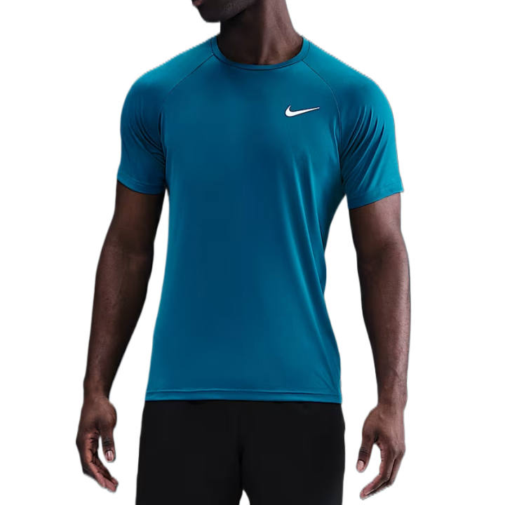 Nike Nike Quick Dry T Shirts Men's Green Abyss/White Crew Neck