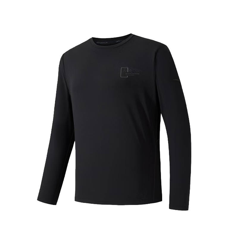 ANTA Knitwear Men's Black Crew Neck Thin Straight Fit