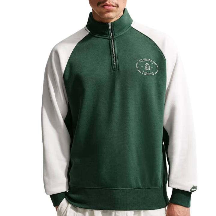 Nike Nike Club Sweatshirts Men's Cedarwood/Phantom/Cedar Wood Color Stand Collar Moderate