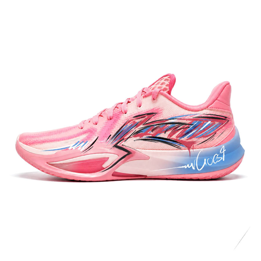 Li-Ning Li Ning Speed 3 Basketball Shoes Men's Low Top Pink/White