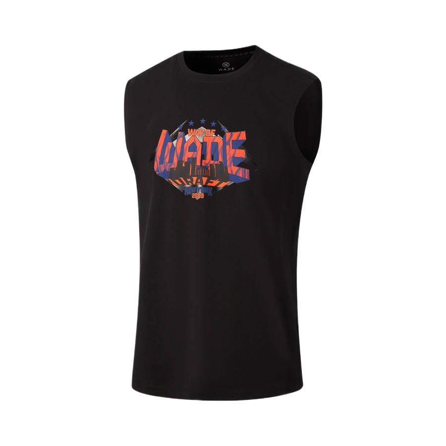 Li-Ning Li Ning Wade Tank Tops Men's Black Crew Neck Moderate
