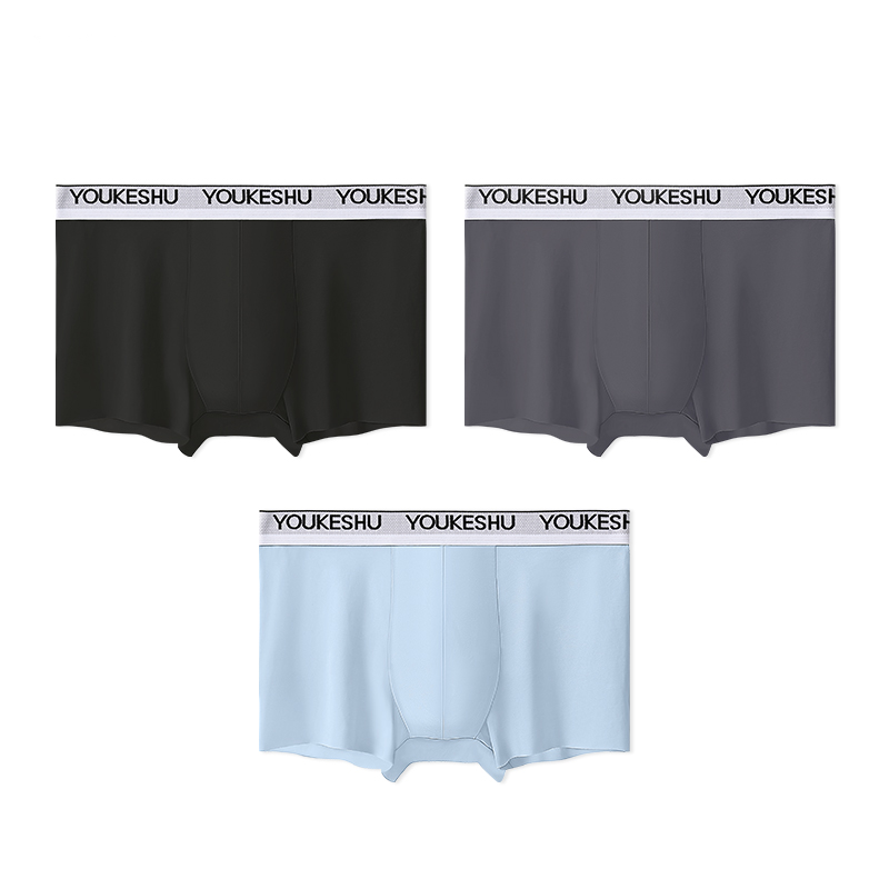 YOUKESHU YOUKESHU Boxer Briefs Men's 3 Pack Gift Box Set