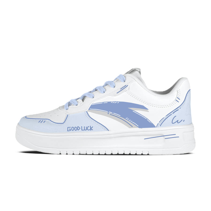 ANTA Easy Skateboard Shoes Unisex Low Top White
