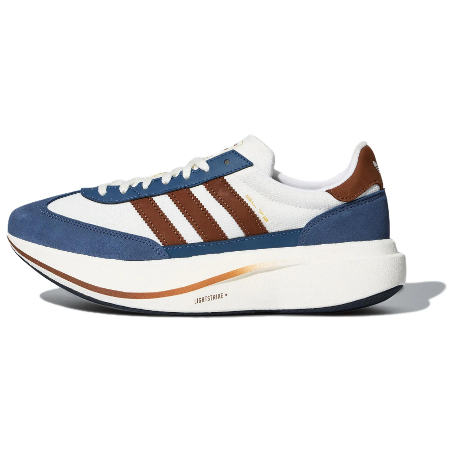 Adidas Originals SL 72 Casual Shoes Unisex Low Top Bright White/Soft Brown/Soft Ink Blue