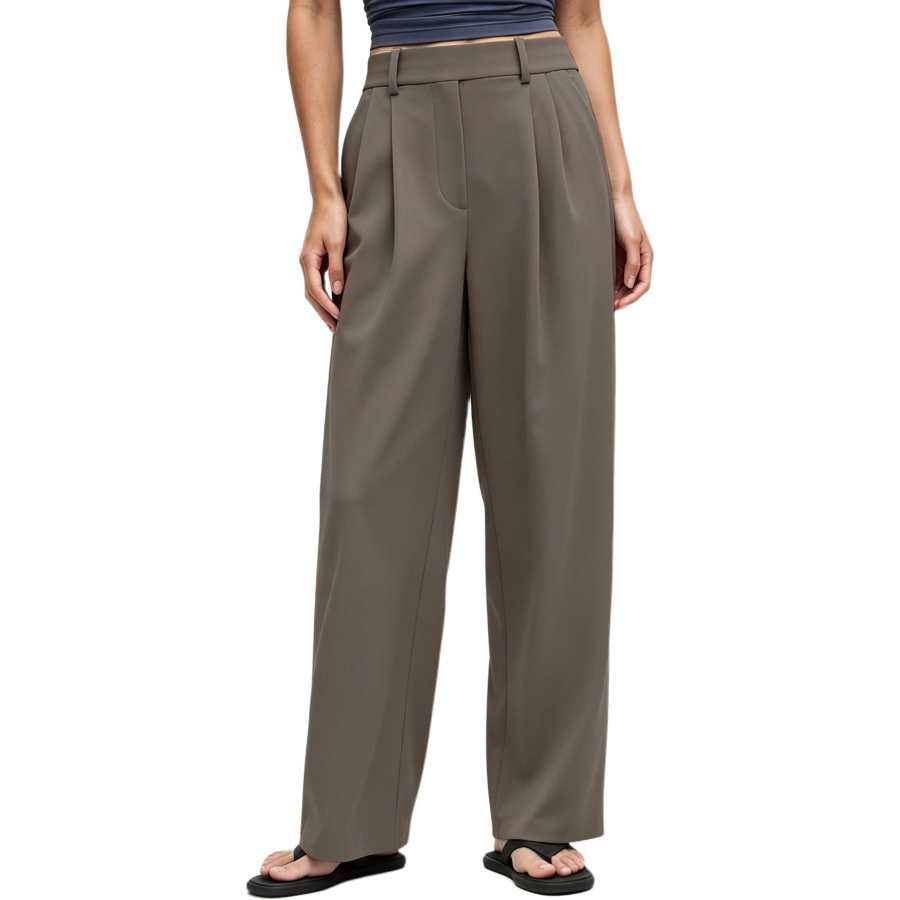 Lululemon Casual Pants Women's Dark Khaki Moderate Wide Leg Pants