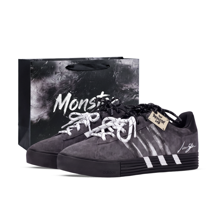Adidas Adidas Daily 4.0 Skateboard Shoes Unisex Low Top Black/White