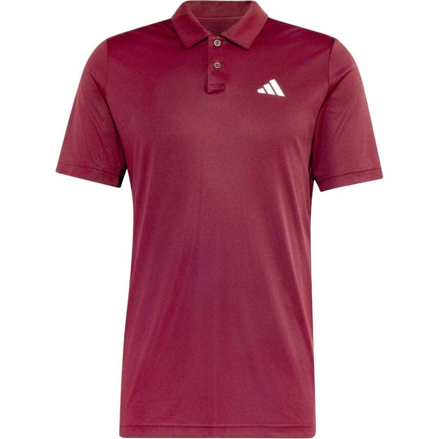 Adidas Adidas Tennis Tops Men's Burgundy Polo Collar Moderate