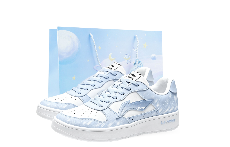 Li-Ning Li Ning Floating Boat Skateboard Shoes Unisex Low Top White/Blue