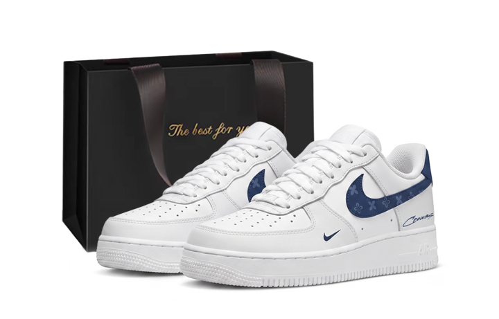 Nike Nike Air Force 1 Skateboard Shoes Unisex Low Top White Gray