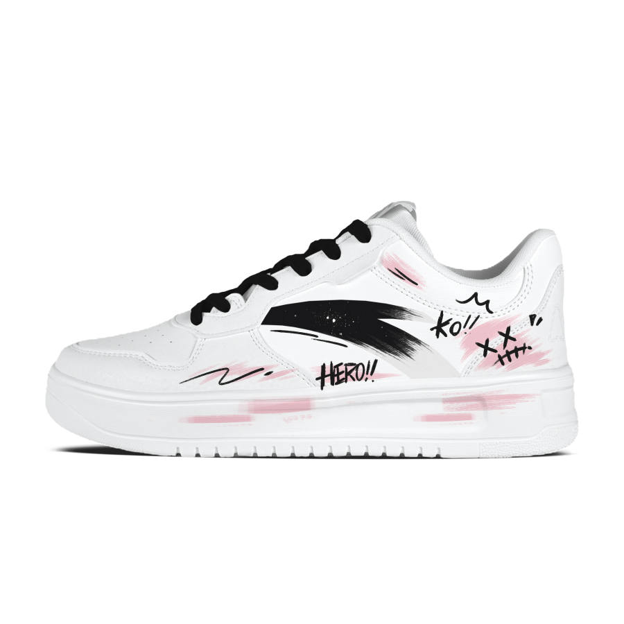 ANTA Easy Skateboard Shoes Unisex Low Top White
