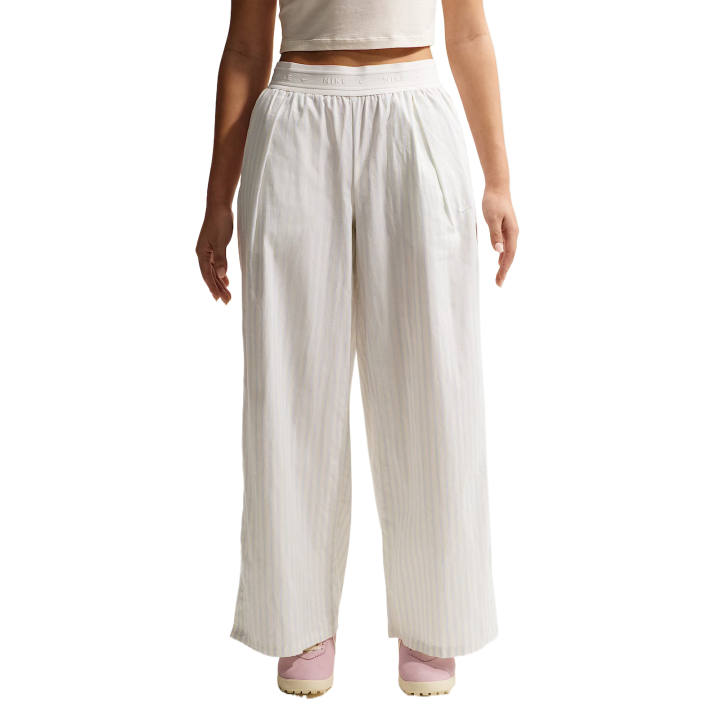 Nike Nike Sportswear Casual Pants Women's Snowflake Stone Paste White/Hydrogen Blue/Peak White Moderate