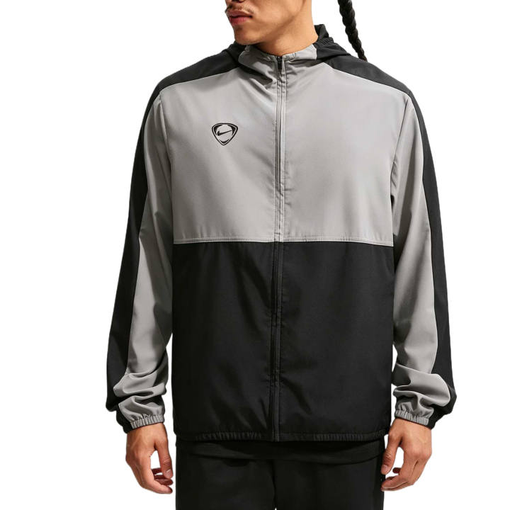 Nike Nike Jackets Men's Dark Steel Gray/Black/Black Hooded Non Detachable Moderate