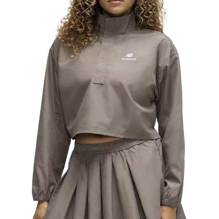 New Balance New Balance Made In USA Jackets Women's Thunder Brown Stand Collar Moderate