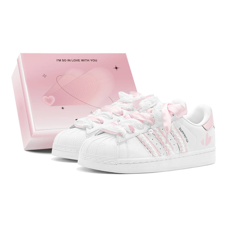 Adidas Originals Superstar 2 Skateboard Shoes Women's Low Top White