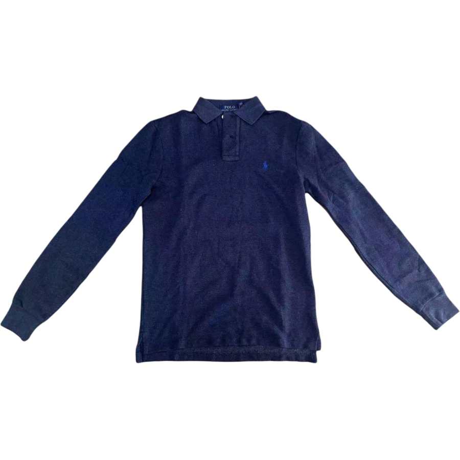 Polo Ralph Lauren Polo Shirts Men's Marine Blue Polo Collar Moderate