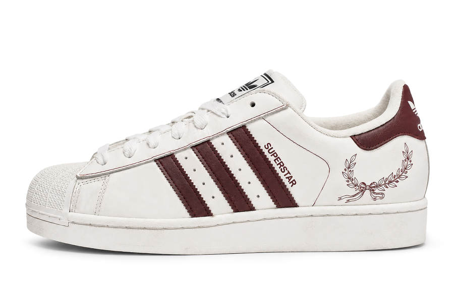 Adidas Originals Superstar 2 Skateboard Shoes Unisex Low Top Red