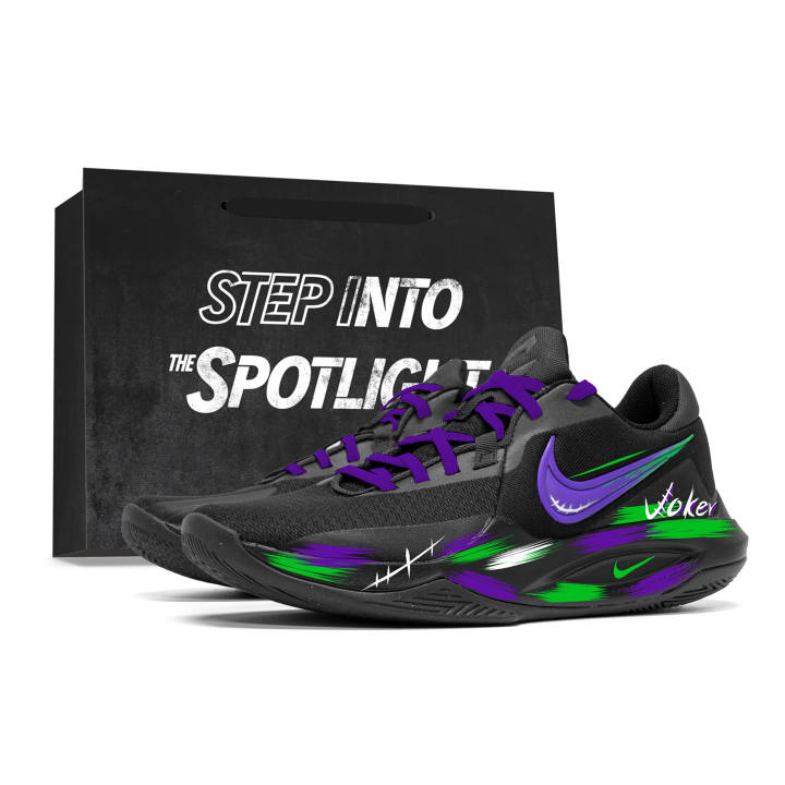 Nike Nike Precision 6 Basketball Shoes Men's Low Top Black/Purple