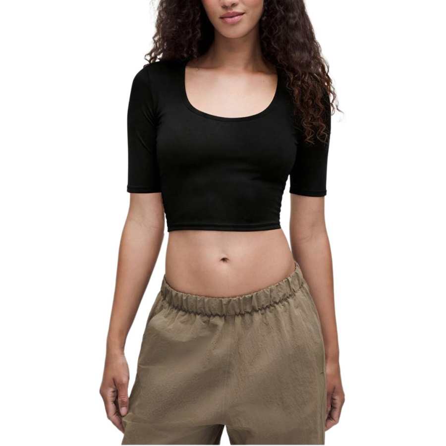 Lululemon T Shirts Women's Crew Neck Moderate Other