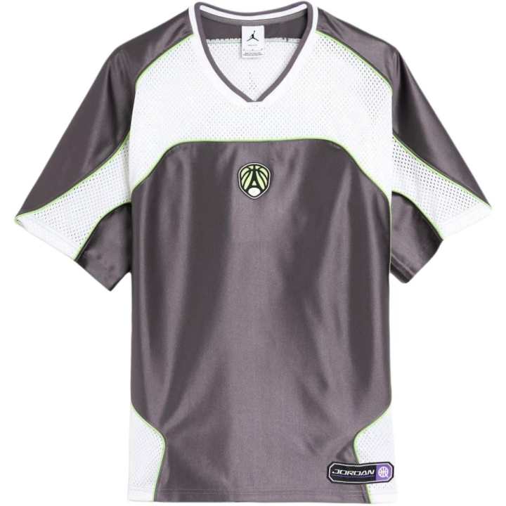 Jordan Jordan Quai 54 T Shirts Men's Gray V Neck Moderate