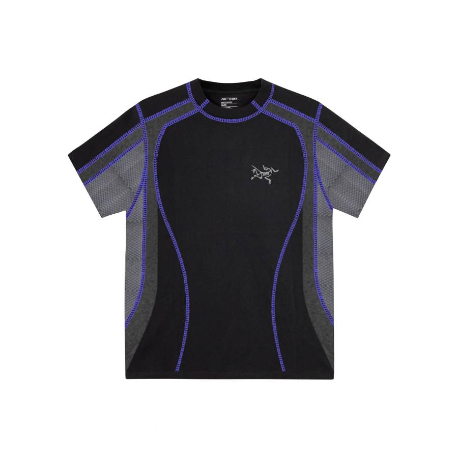 Arcteryx KRAGG T Shirts Unisex Black/Black Crew Neck Moderate