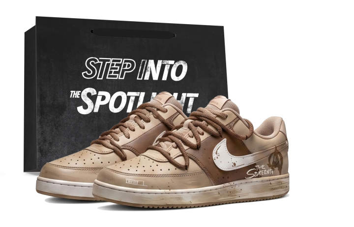 Nike Nike Air Force 1 Skateboard Shoes Unisex Low Top Brown