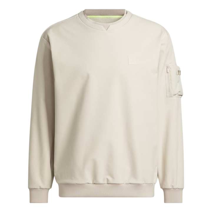 Adidas Adidas Performance Golf Clothing Men's Khaki Crew Neck Moderate