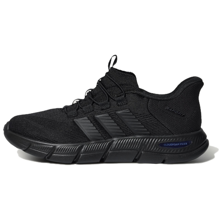 Adidas Adidas Cloudfoam Flex Rapidfit Walking Shoes Unisex Low Top Black/Carbon Black