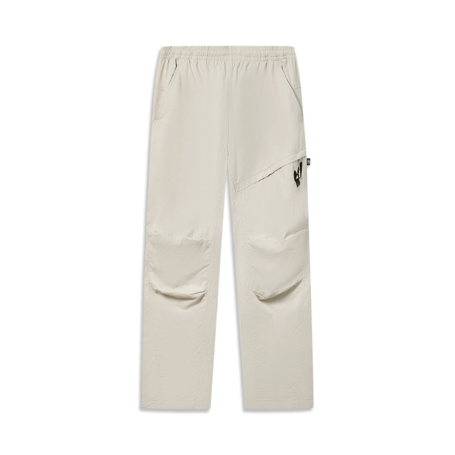 Li-Ning Li Ning Basketball Collection Sports Pants Men's Heron White Gray Moderate