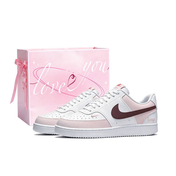 Nike Nike Court Vision Skateboard Shoes Women's Low Top Fuchsia