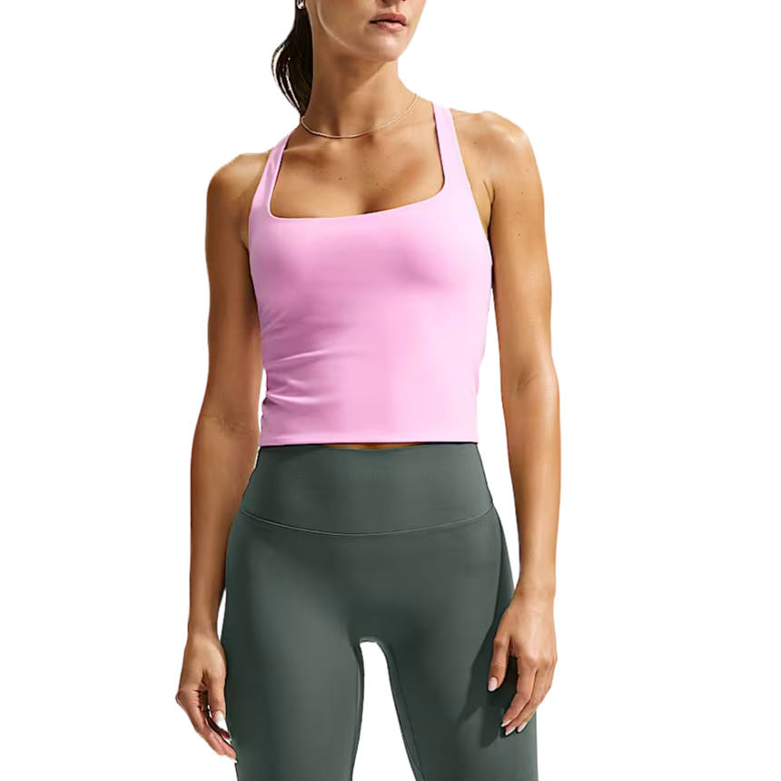 Nike Nike Zenvy Sleeveless Sports Shirts Women's Pink/Cool Gray Moderate