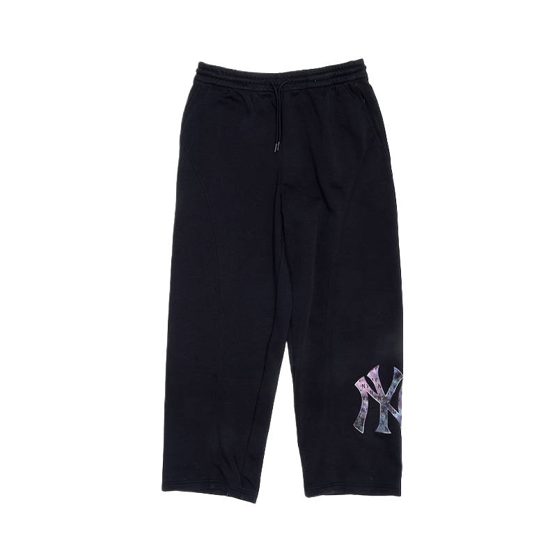 MLB New York Yankees Casual Pants Unisex New York Yankees/Black Moderate Wide Leg Pants