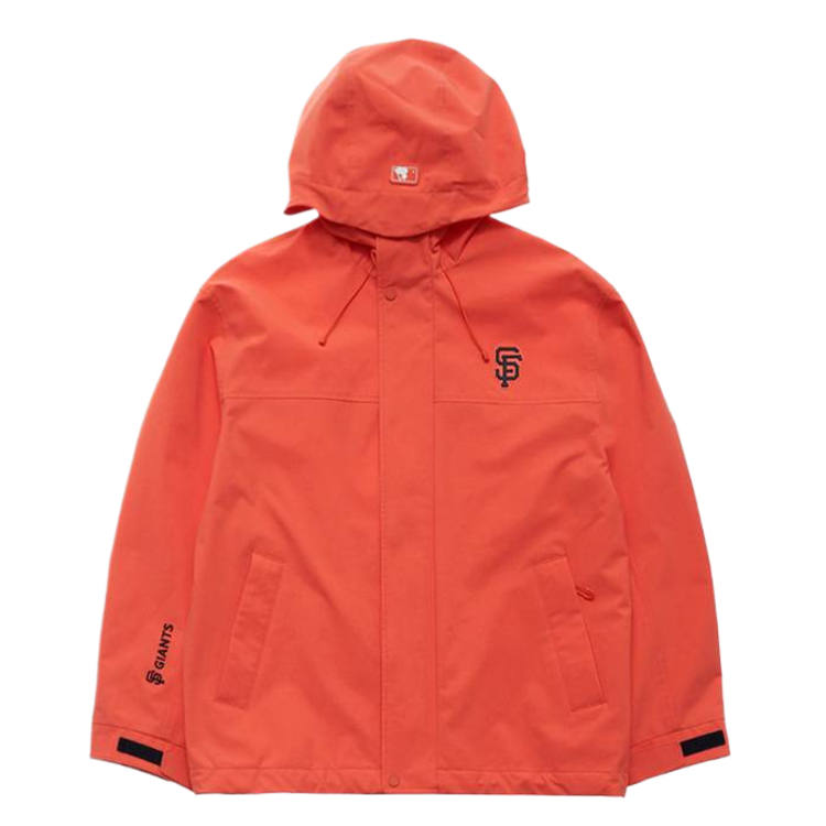 MLB Jackets Unisex San Francisco Giants/Dark Orange Hooded Non Detachable Moderate