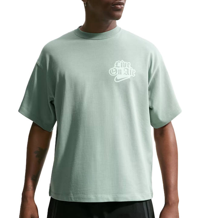Nike Nike Solo Swoosh T Shirts Men's Steam Crew Neck Moderate