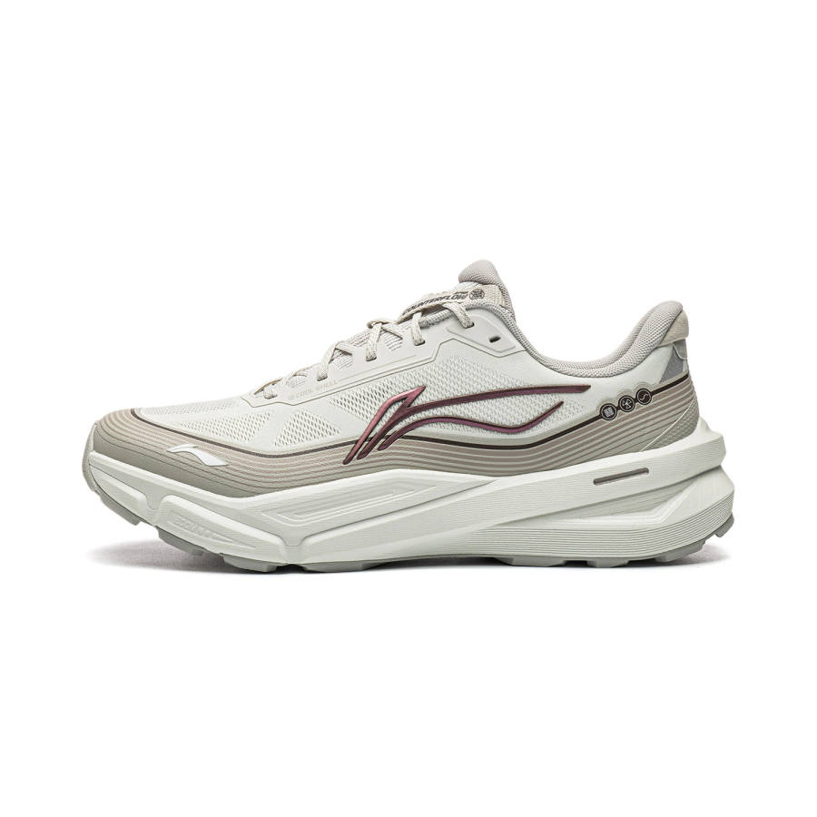 Li-Ning Li Ning Outdoor CF Tracing, Xinglan Mountaineering & Hiking Shoes Unisex Low Top Dust Gray Green/White Birch Gray