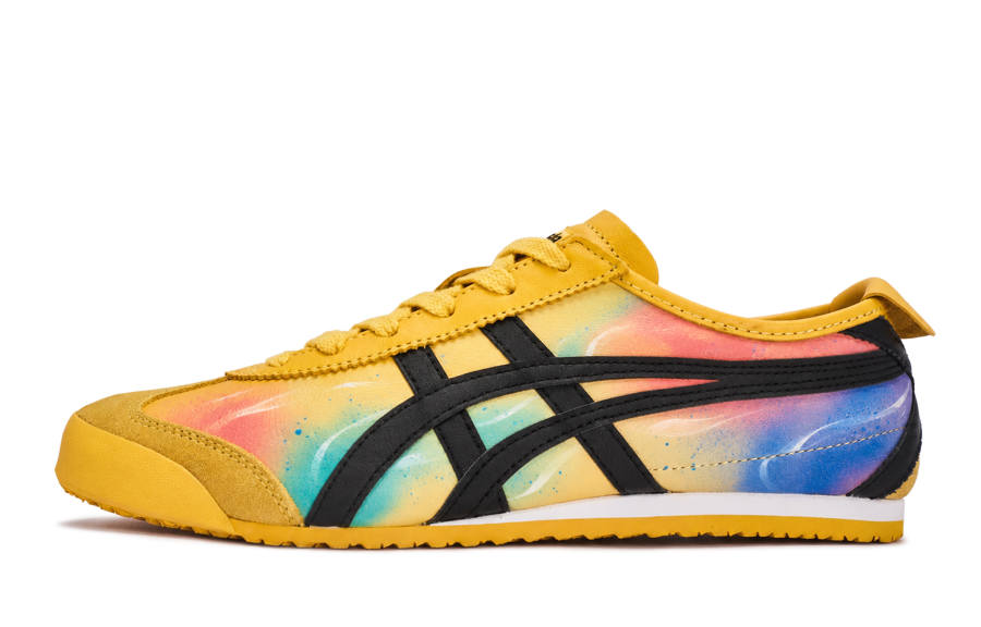 Onitsuka Tiger Mexico 66 Casual Shoes Unisex Low Top Black/Yellow/Blue