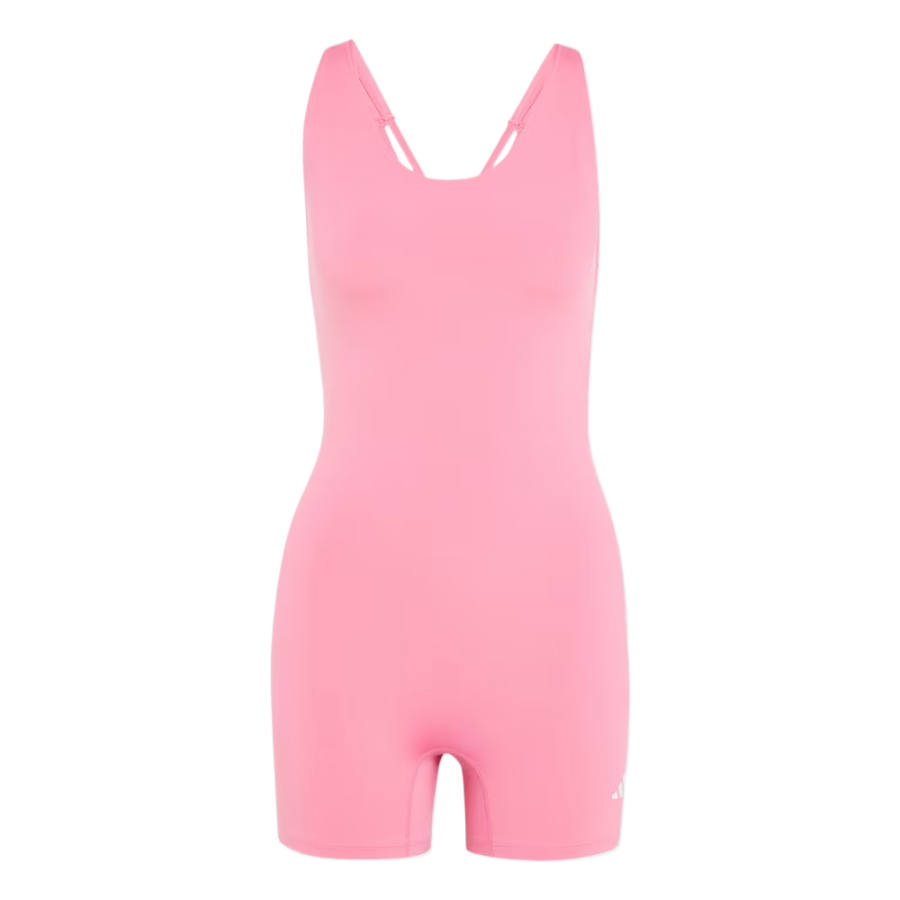 Adidas Adidas Bodysuits Women's Pink Fusion Crew Neck Moderate