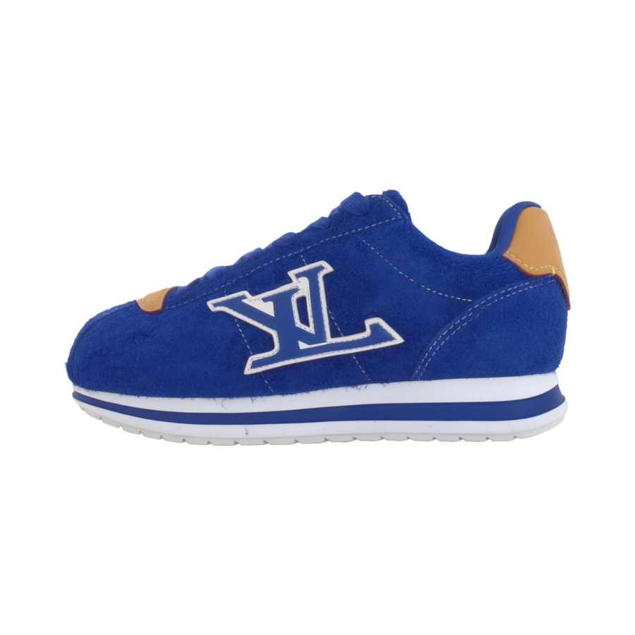 LOUIS VUITTON Buttersoft Low top Casual Shoes Men's Sea Blue
