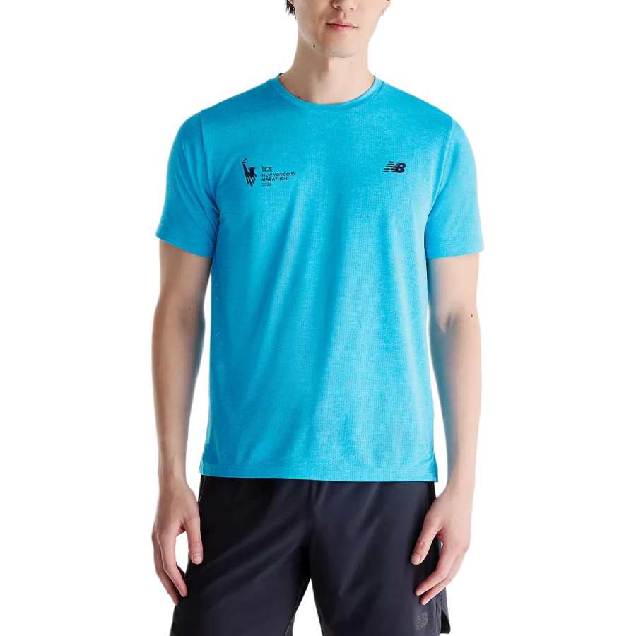 New Balance New Balance NYC Marathon Running T Shirts Men's ALTITUDE Crew Neck