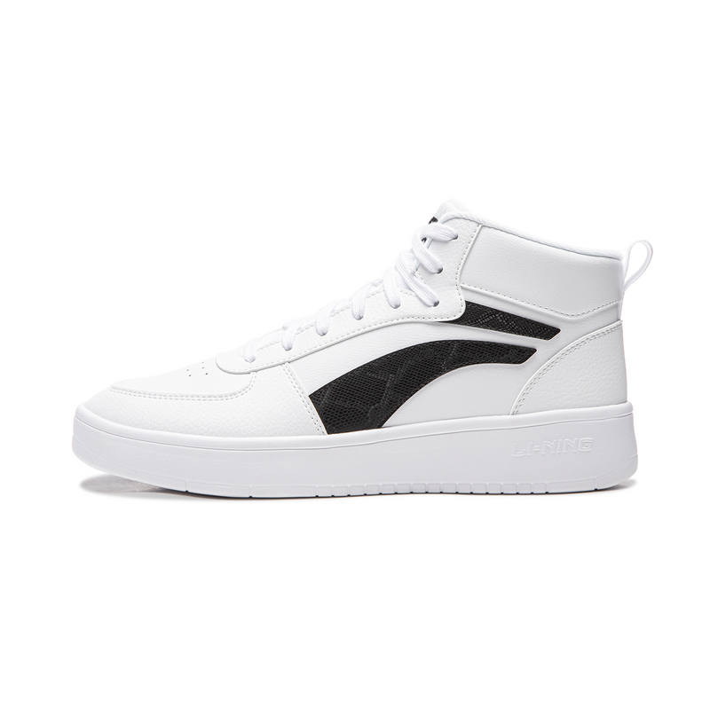 Li-Ning Li Ning Skateboard Shoes Men's High Top Standard White/Black