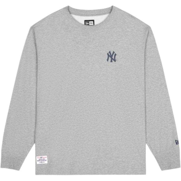 New Era T Shirts Unisex Gray Crew Neck Moderate Straight Fit